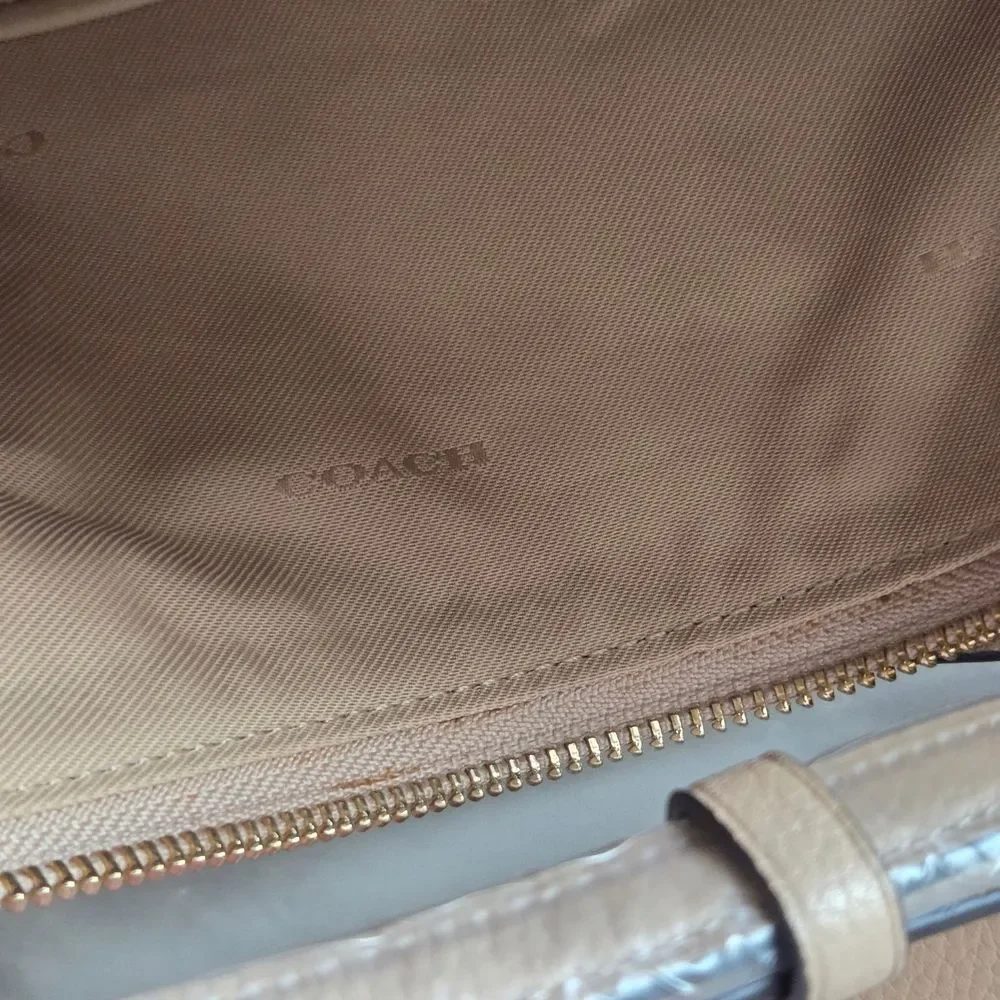 Coach Sutton Pebbled Leather Hobo Shoulder Bag - Picture 8 of 12